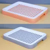 Small Animal Supplies Rabbit Litter Box Toilet Pan Plastic Grid Bunny Pig Ferret Dwarf Special Pet Waste Station 230925