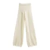 Pantalons Femmes Maxdutti Mode Dames High Street Femmes Creux Sexy Chenille Tricot Pantalon Ins Blogger Casual