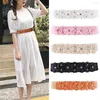 Belts Belt For Women 2023 Fashion Flower Elastic Stretch Waist Wide Elasticated Waistbands Girls Dress Accessories