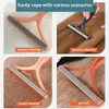 New Silicone Double Sided Pet Hair Remover Lint Remover Clean Tool Shaver Sweater Cleaner Fabric Shaver Scraper For Clothes Carpet