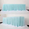 Saia de mesa tule tutu para casamento, chá de bebê, festa, toalha de mesa decorativa, decoração têxtil para casa, multicolorida