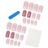 Faux ongles Patch de mode européenne et américaine portant des ongles Ballet paillettes faux paillettes haut de gamme couleur assortie pointue