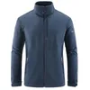 Giacche da esterno Felpe con cappuccio Uomo Autunno Inverno Tattico Soft Shell Foderato in pile Full Zip Multitasche Antivento Caldo Trekking Ski Safari Cappotti 230926