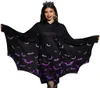 Halloween Costumes Women's Cold Shoulder Halloween Bat Wings Costume Dress