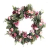 Fiori decorativi Eucalipto Ghirlanda artificiale Margherita di Pasqua Rosa Girasole Porta Parete interna Finestra di nozze Decorazioni per feste di casa