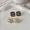 Brand Stud Earring for Womens Diamond Earrings 18K Gold Plated Earrings Crystal Rhinestone Designer Jewelry Accessory Party Wedding Gift