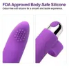 Vibratoren 10 Modi Fingervibrator Klitorismassage G-Punkt-Stimulation Wiederaufladbares Vibrationsei Sexspielzeug für Frauen Masturbation 230925