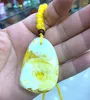 Pendant Necklaces Natural 6mm Mexican Amber Beeswax 37 54 19mm Gourd Necklace Certificate