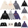 Mens Women Designer Casual Hoodies Sweatshirt Top Painted Graffiti använde bokstäver Tryckta lösa mästare och kvinnor Hip Hop Hoody kläder Högkvalitativ T4CGEx