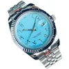 Montre de créateur Montres pour hommes Montre homme Date du jour Montre-bracelet automatique 41mm 36mm 31mm 2813 Mouvement automatique Verre saphir Bracelet présidentiel en acier inoxydable Orologio