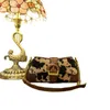 Abendtaschen Luxus Kuhmuster Retro Französisch Stick Handtasche Leder Damentasche 2023 Brieftasche Kette One-Shoulder Satchels Sac