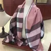 Calssic Silk Scarves Designer Cotton Long Scarf Luxury Shawl Necks Winter Wool Fashion Scarve for Women Raps Striped Plaid Printed Headscarvesクリスマスギフト