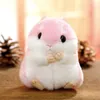 Plush Keychains Wholesale 40pcs/lot Cute Hamster Plush KeyChain Toy Cartoon Animal Small Doll Key Chain Pendant Stuffed Mouse Baby Kids Toy 230925