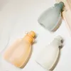 Bolsa de puré de silicona reutilizable para comida de bebé, bolsa para exprimir jugo, 120mL, sin BPA, contenedores de almacenamiento de alimentador portátil para niños pequeños