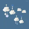 Dangle Earrings Cute Clouds Drop Fashion Cotton Earring Pendant 2023 Trendy Romantic Charm Girl Jewelry For Women Gift