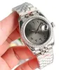 MENS -Titta på helautomatiska mekaniska klockor 41mm Arabiska siffror Dial Folding Clasp 904L Classic Business Wristwatch Life WaterPr2431