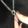 Chokers trend kübik zirkonya harfleri bir z kolye kolyeler buzlu dışarı kaya şeker tarzı başlangıç ​​takıları kolye fantastik mücevher hediye 230926