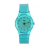 JHlF Brand Korean Fashion Simple Promotion Quartz Ladies Watches Casual Personality Student Womens Light Blue Girls Watch Wholesal321G