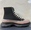 High-Top-Laufschuhe, Sneakers, Deck Tread, Slick-Boot, lässig, Segeltuchschuhe, Schnürschuhe, Gummisohlen, Plateau-Sneaker, Stiefel, Damen, Herren, Damen, Walking-Sneaker, Größe 35–45