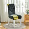 Chair Covers 1pc Spandex Elastic Dining Slipcovers Modern Printing Removable Anti-dirty Kitchen Seat Case Stretch Cover For Home