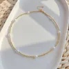 Gargantilha cor de ouro frisado colar fornecedor de jóias pérolas de água doce naturais para mulheres colares preços por atacado