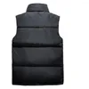 Gilets pour hommes Gilet Hommes Gilet Homme Hiver Coton Multi Poche Veste Sans Manche Mens Bodywarmer Vestes sans manches