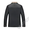 Fourrure pour hommes 6XL 8XL Plus hiver 10XL vestes en cuir véritable marque vêtements mode veste en peau de mouton noir et manteaux avec col en laine