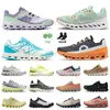 Vendita all'ingrosso su scarpe da corsa cloud Cloudmonster Eclipse Turmeric Cloudnova Z5 White Cyan Cloudsurfer Creek White Cloudvista Frost Mineral Uomo Donna Sneaker Trainer