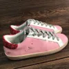 Golden Goosee Super Star Sneakers Designer Women Shoes Fashion Italy Golden Pink-Gold