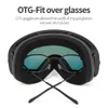 Utomhus Eyewear Copozz Brand Ski Goggles Dubbellager UV400 Antifog Big Glasses Skidmask Snowboard Män Kvinnor SNOW GOG201 Pro 230926