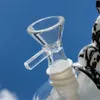 4,9 polegadas Hookah Glass Bong Crânio Silicone Submarino Cachimbo de Água + Tigela de Vidro