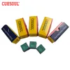 Acessórios de bilhar Cuesoul 3pcsset Snooker Chalk Pool Cue Oil Dry Noslip Rosa Verde Azul Amarelo 230925