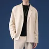 Blazers pour hommes costume décontracté vestes printemps automne Streetwear léger Blazer veste mince Cool hommes mode vêtements 2023 nouveau