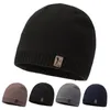 Hat Korean Kashion Knitted Beanie Hat Winter Fleece Warm Outdoor Hat Casual Warm Fashion Knitted Hat