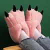 Slippers Top Quality Warm Imitation Rabbit Hair Slippers Women Girls Slip On Bear Paw Shoes Ladies Creative Fluffy Indoor Slipper Female 230926