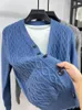 Herrtröjor avancerad design utsökta jacquard cardigan tröja höst och vinter trend koreansk utgåva avslappnad varm stickad fickrock