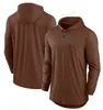 Brown 2023 Salute To Service Pullover Hoodie men S-4XL