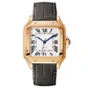 35 mm mężczyzn zegarki automatyczne zegarek złote zegarki Man of Premium ze stali nierdzewnej pieczona niebieska igła Sapphire Deep Man Luxu283J