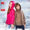 Manteau en duvet automne hiver à capuche enfants doudoune pour filles couleur bonbon chaud enfants manteaux en duvet pour garçons 2-16 ans vêtements d'extérieur 230926