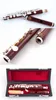 Rosewood Piccolo C Key Cupronickel Half Flute Srebrny Ebony MPC-168