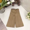 designer khaki pants for girl and boy Size 100-160 CM baby Wide leg pants fashion Kids trousers Sep25