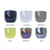 Motorcycle Helmets Anti-UV Anti-Scratch Lens Retro Bubble Visor Wind Shield Universal For Standard 3-Snap Open Face