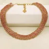 Choker Timeless Wonder Vintage Zirconia Geo Pave Necklace For Women Designer Jewelry Goth Runway Rare Over the Top 4526