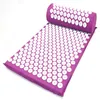 Tapis de yoga Tapis d'acupression Tapis de massage Sensi Ensemble d'oreillers Applicateur de Kuznetsov pour le cou et les pieds Tapis de yoga avec aiguille Coussin de massage du dos 230925