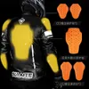 Inne odzież Wodoodporna kurtka motocyklowa mężczyźni Moto Riding Racing Kurtka Pu skórzana kurtka moto body armor ochronna kurtka motocross kurtka x0926