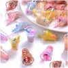 Charms 10st Colorf Harts Milk Tea Cup Drink Bottle Glass Pendants With Inside For Jewelry Diy Handgjorda halsband Tillbehör Drop Deli Dhxic