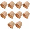 Conjuntos de louça 10 pcs bambu mini cesta de flores armazenamento de frutas decoração de casa suporte artesanal de madeira premium escritório