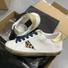 2022 Italië Merk Vrouwen Sneakers Super Ster Schoenen Luxe Pailletten Klassieke Witte Doold Vuile Designer Man Casual Schoen Goldenity Goose2528435 WEh