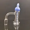 Najtańszy kwarcowy Banger Banger Burner z szklanymi marmurowymi łańcuchami czapka 10 mm 14 mm 18 mm samca rura paląca dla samica do dab rig bong dhl za darmo