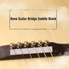 Sachets de bijoux 10pcs Bone Guitar String Bridge Saddle Blanks pour acoustique Classical Mandolin Banjo Ukuléle Faire à la main DIY